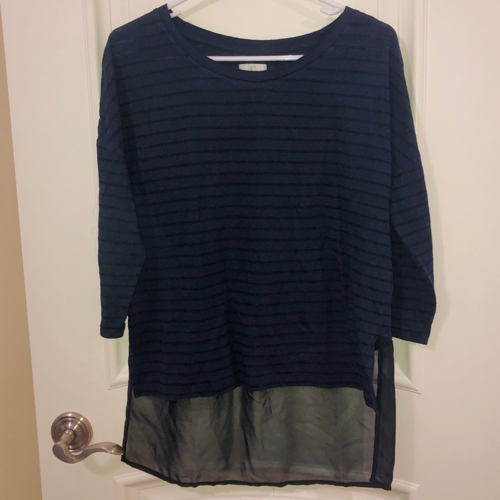 Charming Charlie Striped Blouse